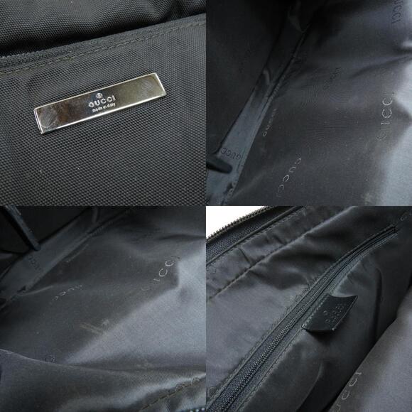 Gucci Logo Plate Shoulder Bag Nylon - Picture 5 of 10